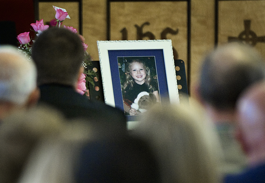Memorial service at the Mathias Church of the Brethren for 5-year-old Kaylee Grace Whetzel who was one of the three victims in the triple murder in Lost City, WV.