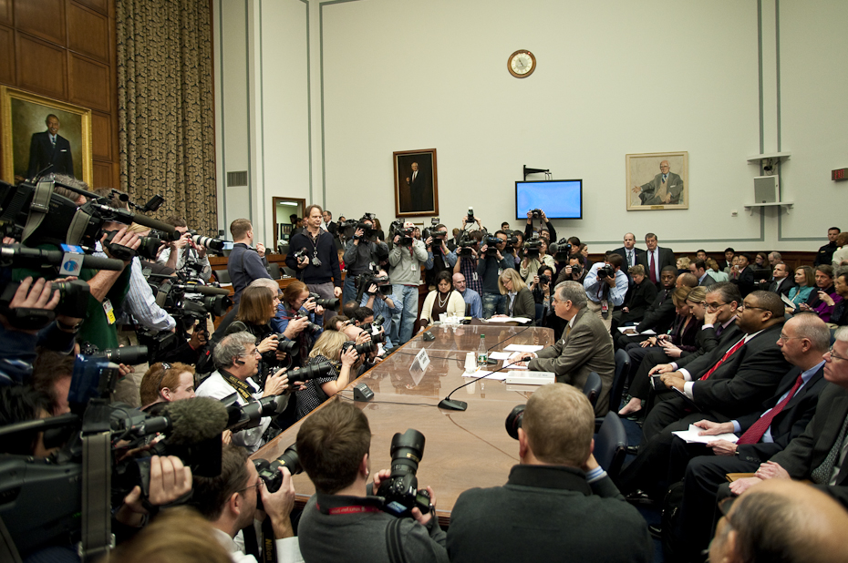 Feb 24,2010 - Washington, District of Columbia USA -  Transportation Secretary Ray LaHood, appears before a Congressional panel Wednesday, and defended the performance of safety regulators in dealing with problems involving Toyota cars, including unintended acceleration. (Credit Image: © Pete Marovich/ZUMA Press)